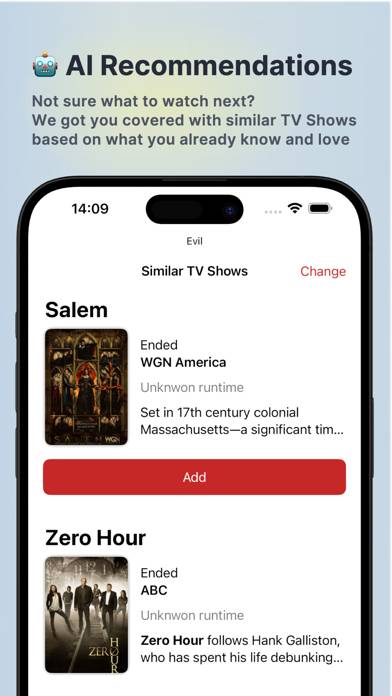 TV Show Tracker App screenshot #2