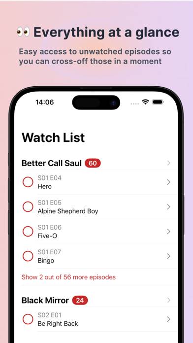 TV Show Tracker App screenshot