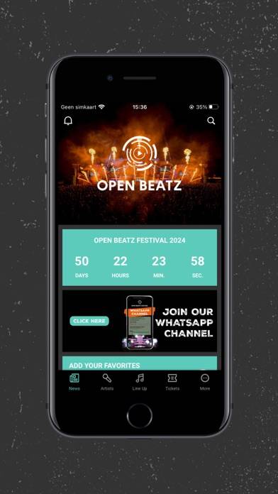 Open Beatz Festival App-Screenshot #2