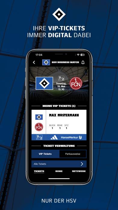 HSV Business Match App-Screenshot