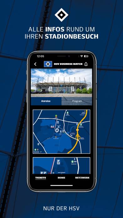 HSV Business Match App-Screenshot