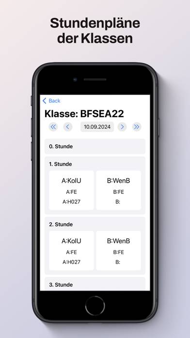 Lehrkräfte App-Screenshot