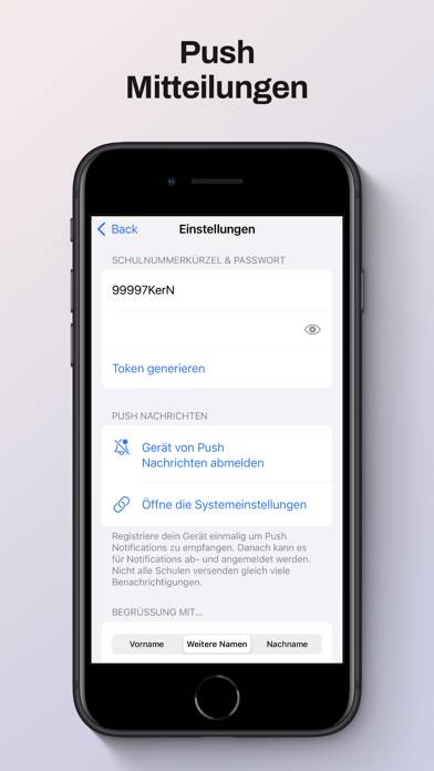 Lehrkräfte App-Screenshot