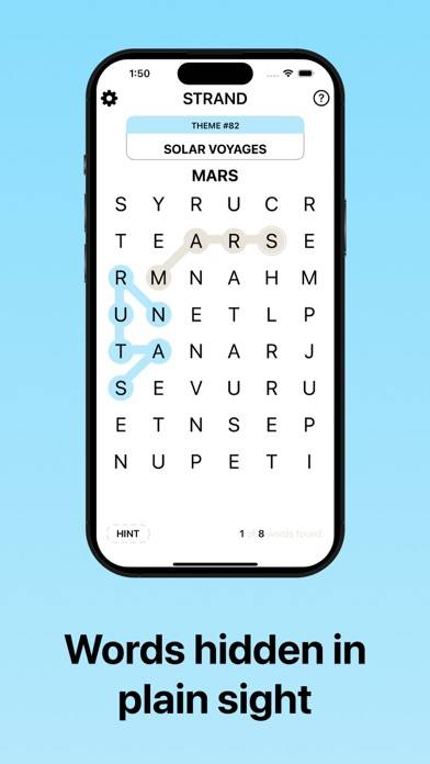 Strand: Make Strands of Words App screenshot #1