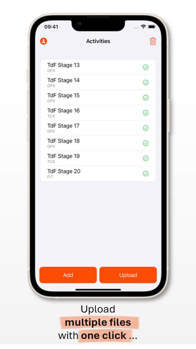 Activity Uploader App-Screenshot #1