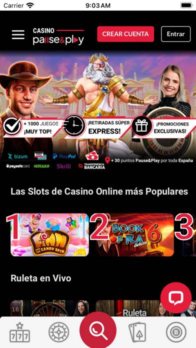 Casino Pause and Play captura de pantalla