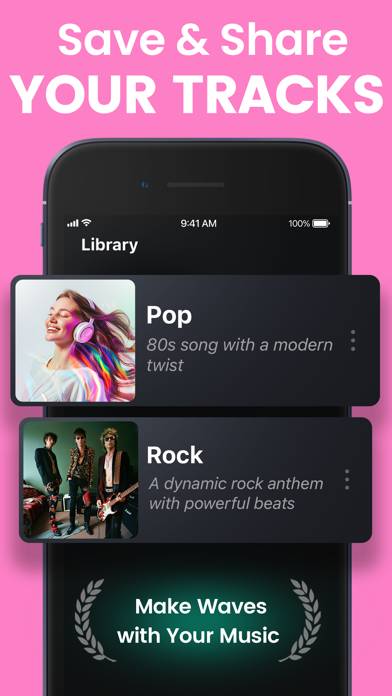 Shoom・AI Music, Song Generator Captura de pantalla de la aplicación #3