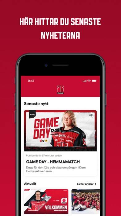 Örebro HK App screenshot