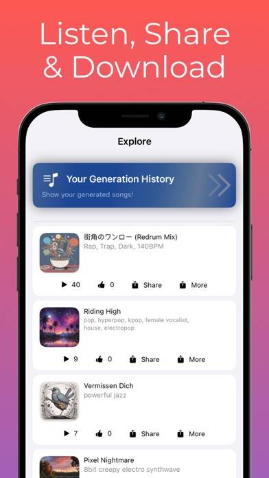 Suno AI Music & Song Creator App screenshot #3