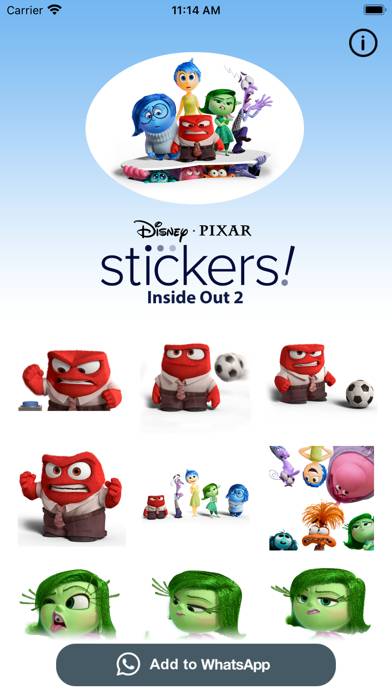 Pixar Stickers: Inside Out 2 immagine dello schermo
