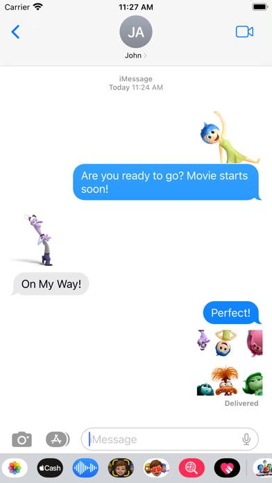 Pixar Stickers: Inside Out 2 Captura de pantalla de la aplicación #4