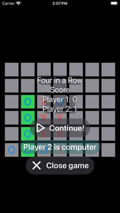 Tic Tac Toe & Four in a Row game screenshot