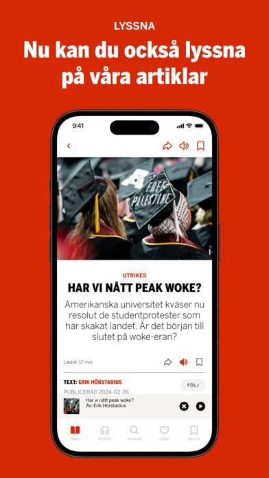 Fokus App skärmdump