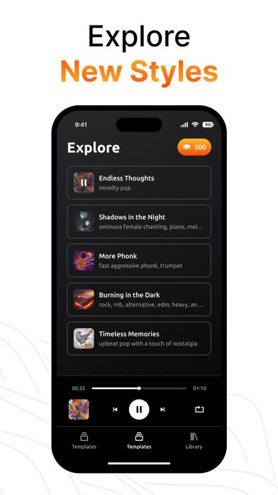 AI Song & Music Generator Zona App screenshot #4