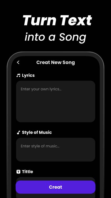 Udio AI ：AI Song Generator App skärmdump #3