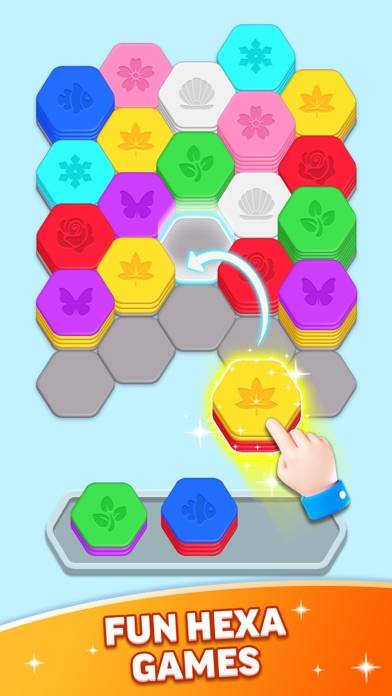 Hexa Sort Master: Merge Puzzle skärmdump