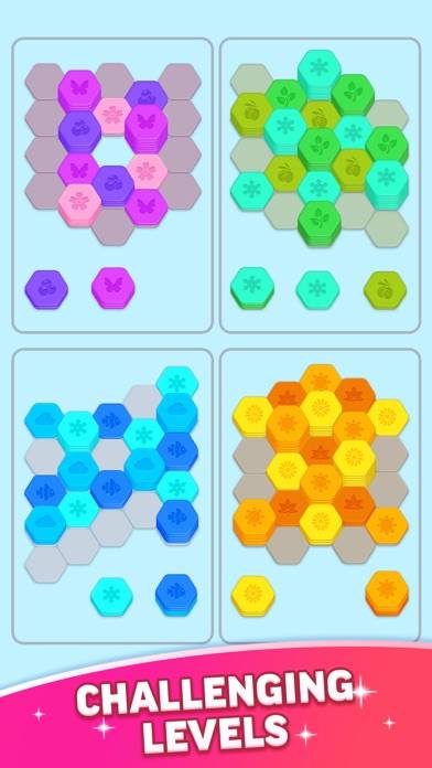 Hexa Sort Master: Merge Puzzle skärmdump av spelet