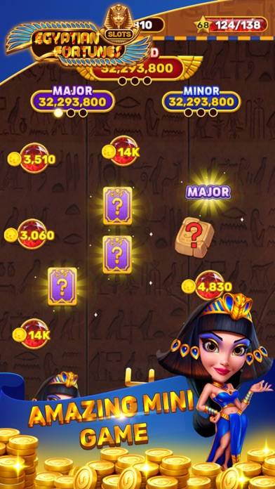 Egyptian Fortunes Slots App screenshot #1