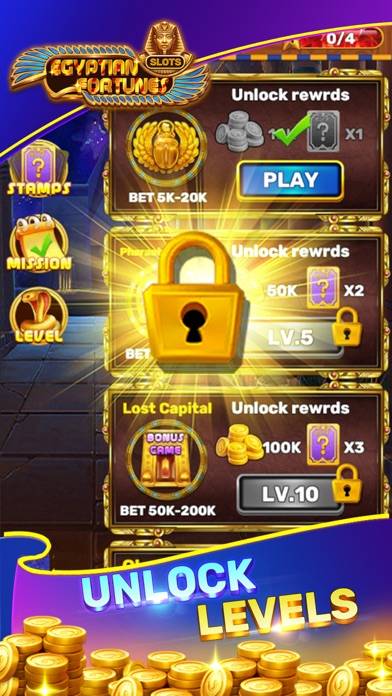 Egyptian Fortunes Slots App screenshot #3