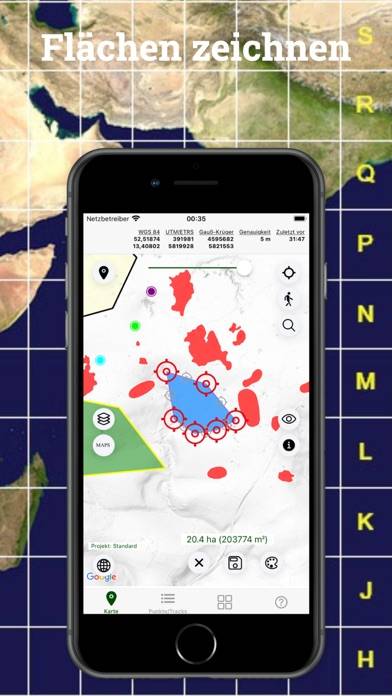 TopoRec App-Screenshot
