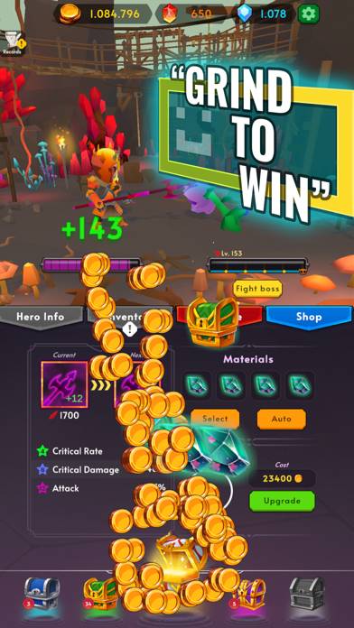 Only Grind: Loot & Fight Spiel-Screenshot