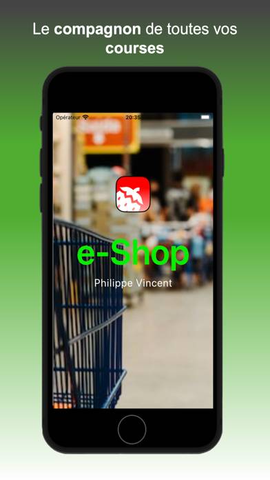 e-Shop screenshot
