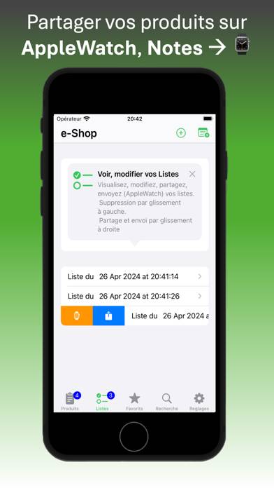 E-Shop Capture d'écran de l'application