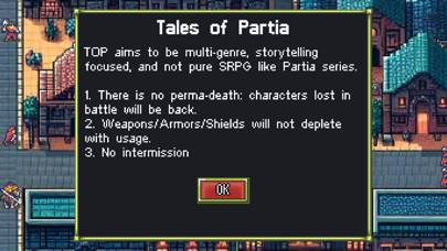 Tales of Partia game screenshot