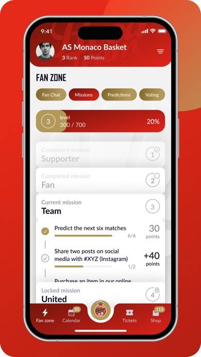 AS Monaco Basket Capture d'écran de l'application