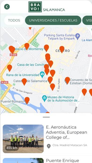 Bravo Salamanca Captura de pantalla de la aplicación