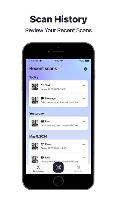 QR Code & Barcode-Scanner App App-Screenshot