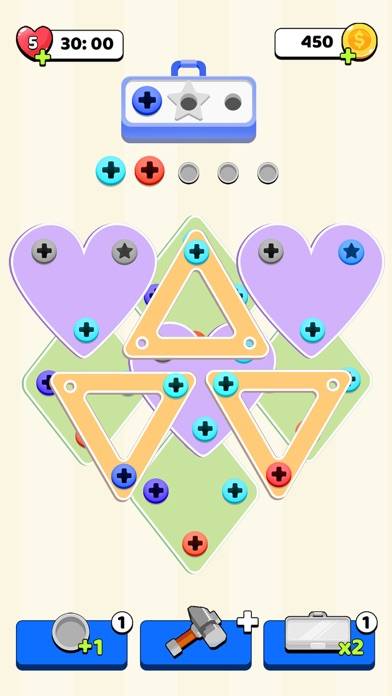 Unscrew Nuts and Bolts Jam App screenshot #1