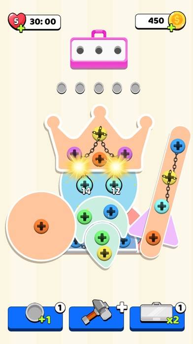 Unscrew Nuts and Bolts Jam App screenshot #3