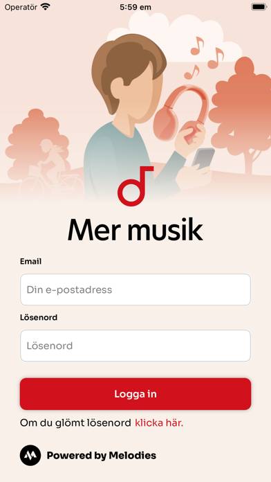 Mer Musik skärmdump