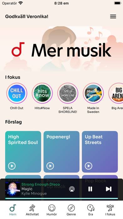 Mer Musik skärmdump