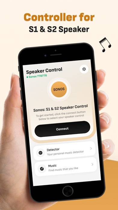 S1 & S2 Speaker Controller App captura de pantalla