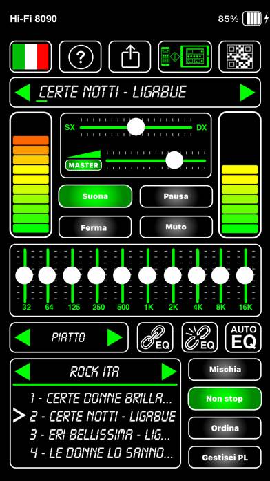 Hi-Fi 8090 immagine dello schermo