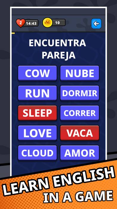 Aprender palabras es fácil captura de pantalla del juego