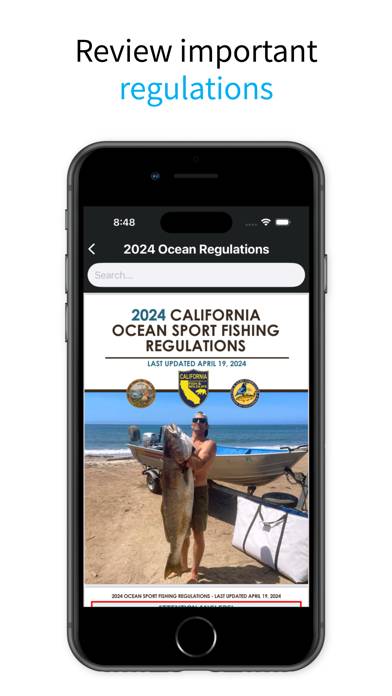 CA FishMap App screenshot