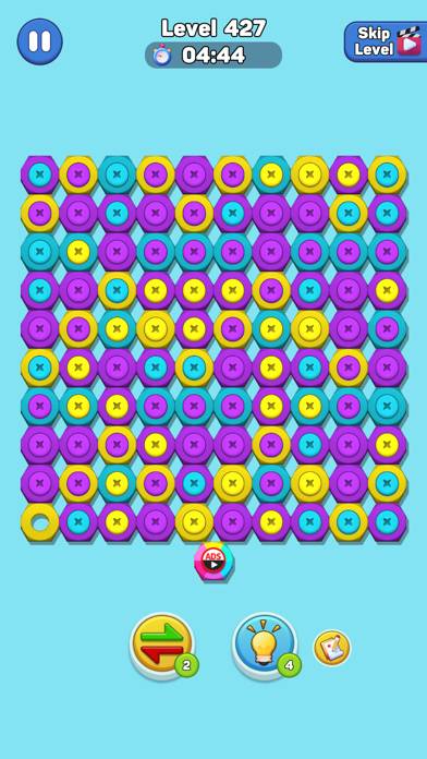 Nut n Bolt Sort: Color Puzzle Скриншот приложения #3