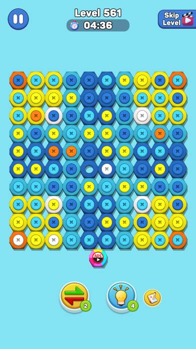Nut n Bolt Sort: Color Puzzle Captura de pantalla de la aplicación #5