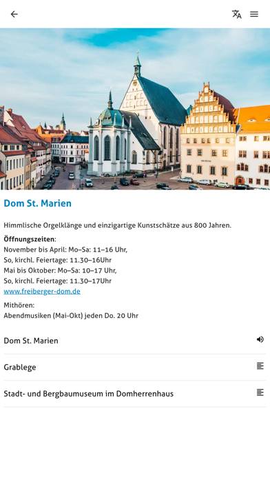 Silberstadt Freiberg Guide App-Screenshot #5