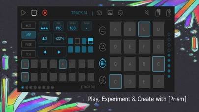 Prism MIDI Sequencer Bildschirmfoto