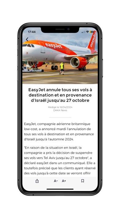 DAKA News Capture d'écran de l'application