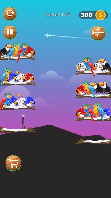 Birds Sort Puzzle Game capture d'écran