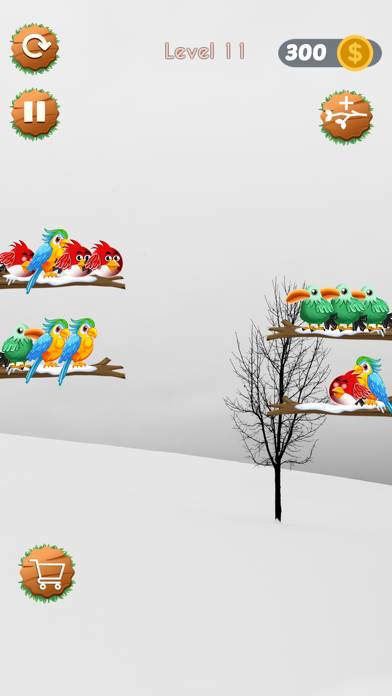 Birds Sort Puzzle Game capture d'écran