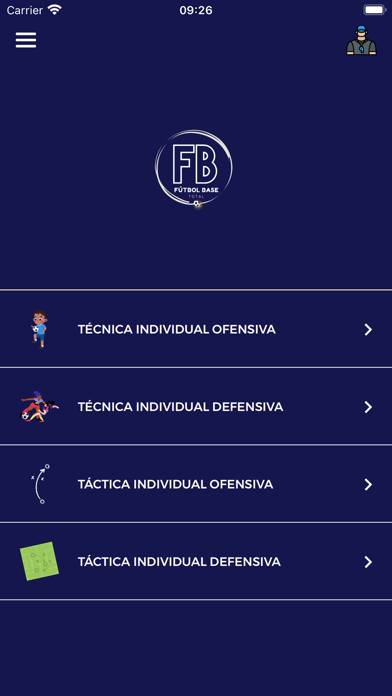 Fútbol Base Total App screenshot #1