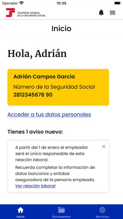 Importass Seguridad Social Captura de pantalla de la aplicación #3