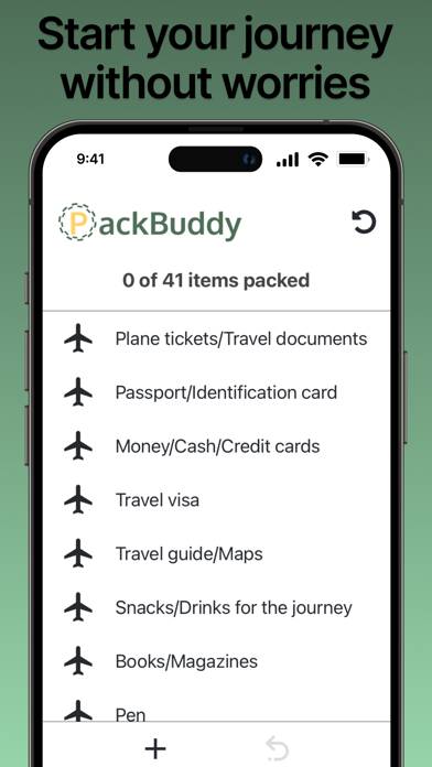PackBuddy App screenshot #1