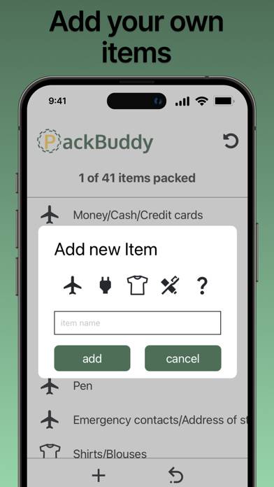 PackBuddy App-Screenshot #4